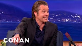 Timothy Olyphants Son Loves His quotCall of Dutyquot Voicework  CONAN on TBS [upl. by Malissa]