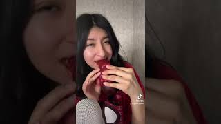 asmr chamoy pickle kit eating [upl. by Ly]