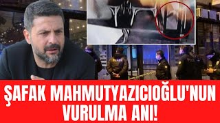 Ece Erkenin eşi Şafak Mahmutyazıcıoğlunun vurulma anı güvenlik kamerasına böyle yansıdı [upl. by Benedicta]