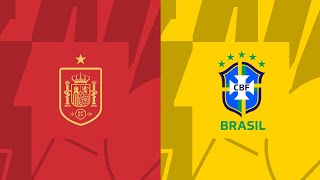 ESPAGNE vs BRESIL  INTERNATIONAL FRIENDLY 2024  Full Match  Efootball Prediction [upl. by Marutani]