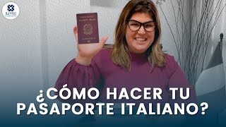 ¿CÓMO HACER PASAPORTE ITALIANO  Ciudadanías italianas Grupo RADDO [upl. by Imas278]