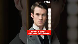 Mens Look Trends Evolution menslook look style history timetravel [upl. by Mateya]