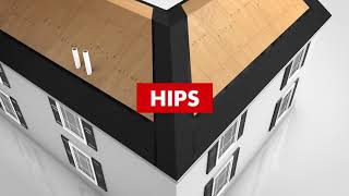 How to Install Deck Protection in Valleys and over Hips  GAF Pro Series [upl. by Nomae]