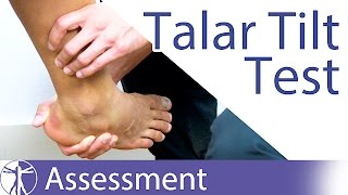 The Talar Tilt Test  Lateral Ankle Sprain [upl. by Esteban]