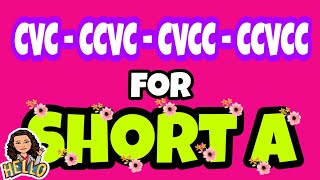 CVC Words Short A  CVCC  CCVC  CCVCC  Practice Reading  Phonics  CherEyBiSi [upl. by Llednor394]