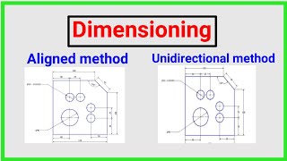 Dimensioning Methods of dimensioning Leader line Elements of dimensioning By Er Mukesh kumar [upl. by Schrader636]