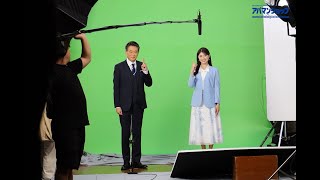 船越英一郎さんと土屋炎伽さん出演 アパマンショップ新CM 「賃貸管理の新政策篇 」メイキング [upl. by Anaiq]