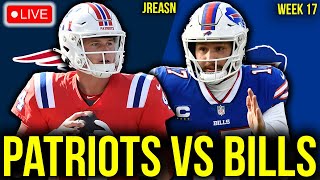 NEW ENGLAND PATRIOTS VS BUFFALO BILLS LIVE STREAM WEEK 17 REACTION WATCH LIVE PLAY BY PLAY SCORES [upl. by Jonati277]