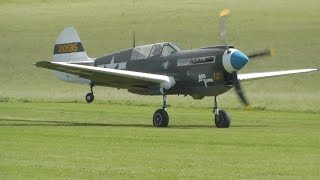 Curtiss P40 Kittyhawk Awesome flight DEMO [upl. by Furmark]