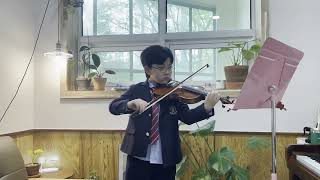 Concertino for Violin and Piano by George Perlman 연습 [upl. by Ellicul]