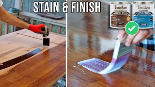 What Paint Finish Is Best For Plywood How to Paint a Side Table  Best Finish [upl. by Aitsirhc150]