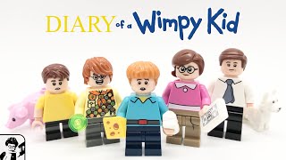 LEGO Diary of a Wimpy Kid Custom Minifigures Rowley Susan amp Frank Heffley Manny amp Fregley [upl. by Esyahc775]