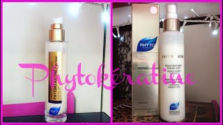 HOW TO USE PHYTOKERATINE EXTREME EXCEPTIONAL CREAM amp REPAIRING THERMAL PROTECTANT SPRAY [upl. by Jyoti]