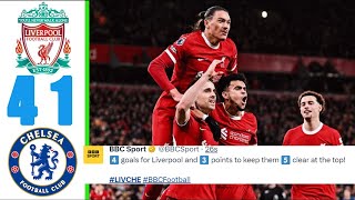 Liverpool Vs Chelsea 41 All Goals 2024  WORLD REACTIONS Football shorts memes [upl. by Marijo948]