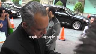 Titus Welliver  Signing Autographs at his New York City hotel [upl. by Nauqahs562]