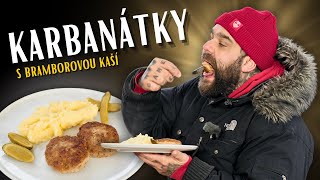 Smažené karbanátky z mletého masa s bramborovou kaší  jednoduchý recept na tvůj nedělní oběd [upl. by Adyan578]