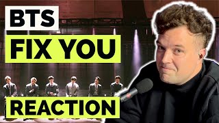 BTS  Fix You Cover  Former Boyband Member Reacts [upl. by Ferna]