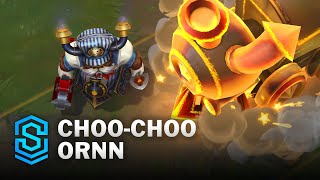 Choochoo Ornn Skin Spotlight  PreRelease  PBE Preview  League of Legends [upl. by Akeimahs]