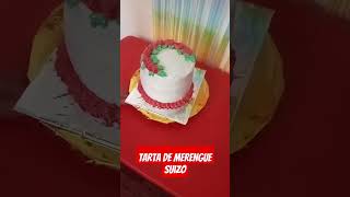 tarta 🍰 de rosetones de merengue suizo disculpen la calidad del video🫣🫣 tarta cake [upl. by Tiffi831]