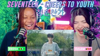 SEVENTEEN 세븐틴 청춘찬가 Official MV reaction [upl. by Letsyrk153]