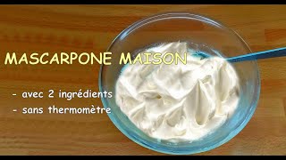 Comment faire une crème au mascarpone très légère [upl. by Camilla324]