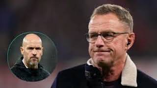 Rangnick was right about Man Utd problems  Ten Hag [upl. by Nallek33]