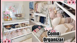 ORGANIZA TU CLOSET GAVETAS CARTERAS Y MAS [upl. by Aral]