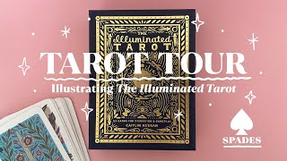 Tarot Tour Illustrating The Illuminated Tarots Spades Suit [upl. by Gisela]