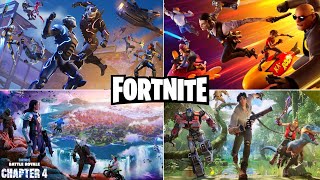 All Fortnite Cinematic Trailers Chapter 15🤯 [upl. by Ahtiek959]