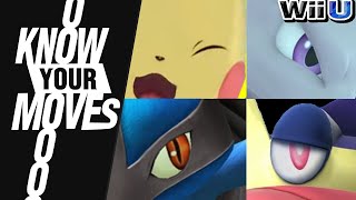 The Pokémon of Smash Bros Vol 1  Know Your Moves Wii U [upl. by Alidia]