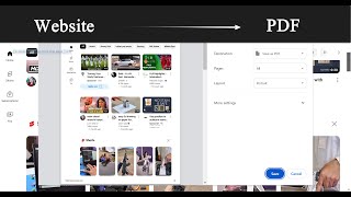 How to Save Webpage into PDF Format [upl. by Thorlie]