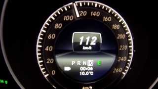 Mercedes Benz C 350 CDI Driving  Acceleration  speedindicator [upl. by Klehm715]