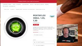 Cordage Tennis CHALLENGER SPORT Pentaflex  Présentation et conseils [upl. by Tallou]