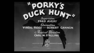 Porkys duck hunt 1937 restoration opening and closing only [upl. by Yeldua]