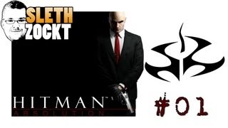 Lets Play Hitman Absolution 01  Die erste Mission LPDE [upl. by Ellenaej]