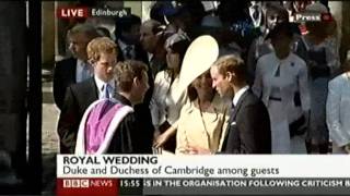 Royal Wedding Zara Phillips Weds Mike Tindall  part 2 [upl. by Ianthe]