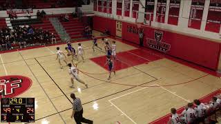 Glens Falls High School vs Queensbury High School Mens JV Basketball [upl. by Ateuqram]