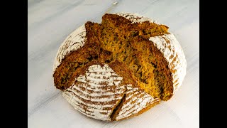 Dinkelvollkornbrot Dinkelbrot ganz einfach selber Backen [upl. by Leach]