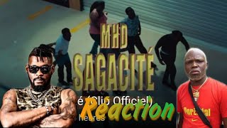 MHD  Sagacité Clip Officiel Réaction 🔥🔥 Bel Hommage à Douk saga ainsi qu’à Dj Arafat 🔥🔥 🇨🇮 [upl. by Kadner]