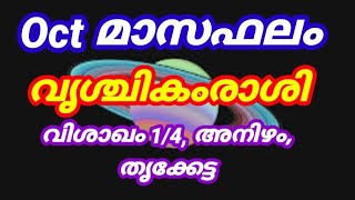 astrologymalayalam astrologyoct മാസ ഫലം വൃശ്ചികം രാശി വിശാഖം 14അനിഴംതൃക്കേട്ടsmectkpastrology [upl. by Nilkoorb]