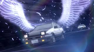 takumis AE86s wings appearing sound effect  Initial D [upl. by Amlus]