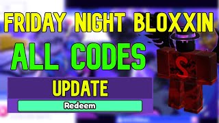 ALL Friday Night Bloxxin CODES  Roblox Friday Night Bloxxin Codes July 2023 [upl. by Anayit]