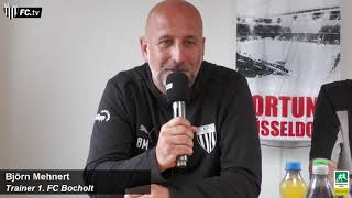 Pressekonferenz nach dem Spiel Fortuna Düsseldorf U23  1 FC Bocholt [upl. by Enail782]