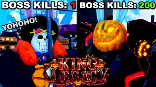 Collecting EVERY Halloween Item In Roblox King Legacy Heres What Happened [upl. by Annasoh791]