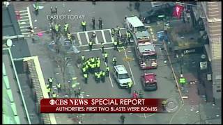 Authorities Boston marathon explosions were bombs [upl. by Tdnarb]