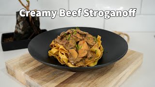 The Creamy Garlic Beef Stroganoff Recipe You Need [upl. by Yelsnia]