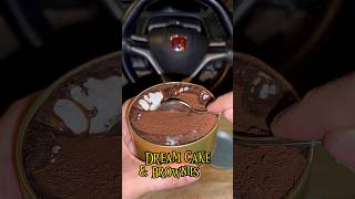 Dream Cake amp Brownies  by mimi bakes  ASMR in Car  Car eatery  viral [upl. by Atteynot919]