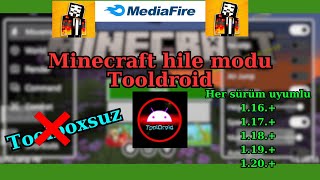 Minecraft hile modu Tooldroid Her sürüme uyumlu  indirme linki yorumlarda Toolboxsuz [upl. by Junko]