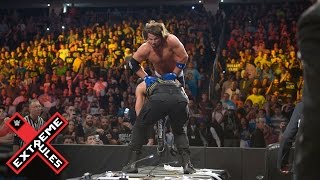 AJ Styles vs Roman Reigns  Extreme Rules Match WWE Extreme Rules 2016 on WWE Network [upl. by Dreda106]