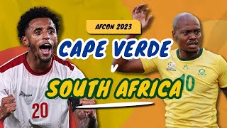 Giant killers Cape Verde 🇨🇻 and Bafana Bafana 🇿🇦 meet up in this quarter finals matchup [upl. by Cardie]